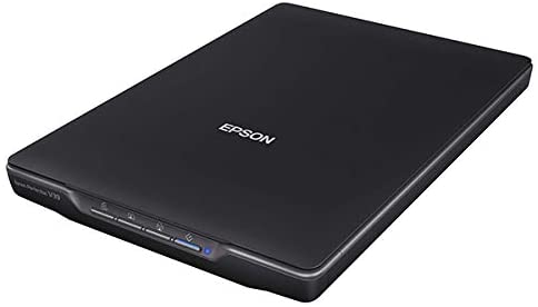Epson Perfection V39 Color Photo & Document Scanner with Scan-To-Cloud & 4800 Optical Resolution,Black