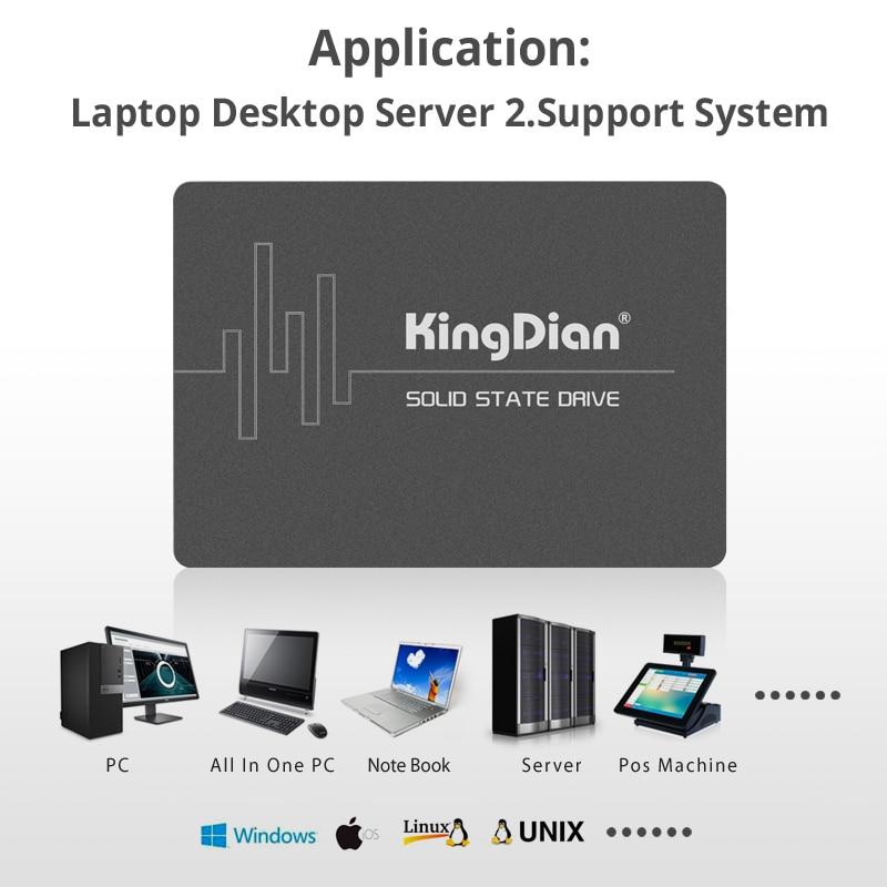 KingDian SSD 1tb 120gb 240 gb 480gb 2tb SSD HDD 2.5'' SSD SATA SATAIII 512gb 256gb 128gb Internal Solid State Drive for Laptop
