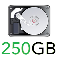 250GB HDD