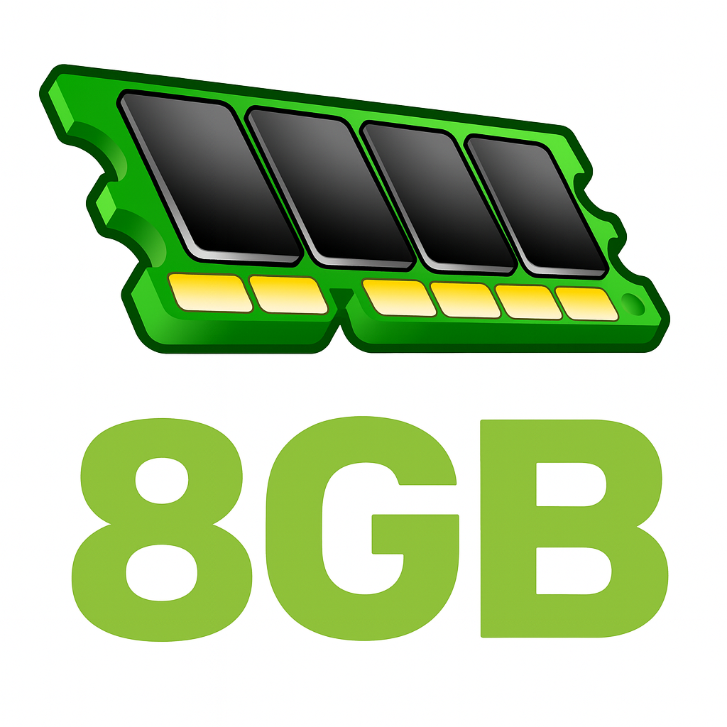 8GB RAM