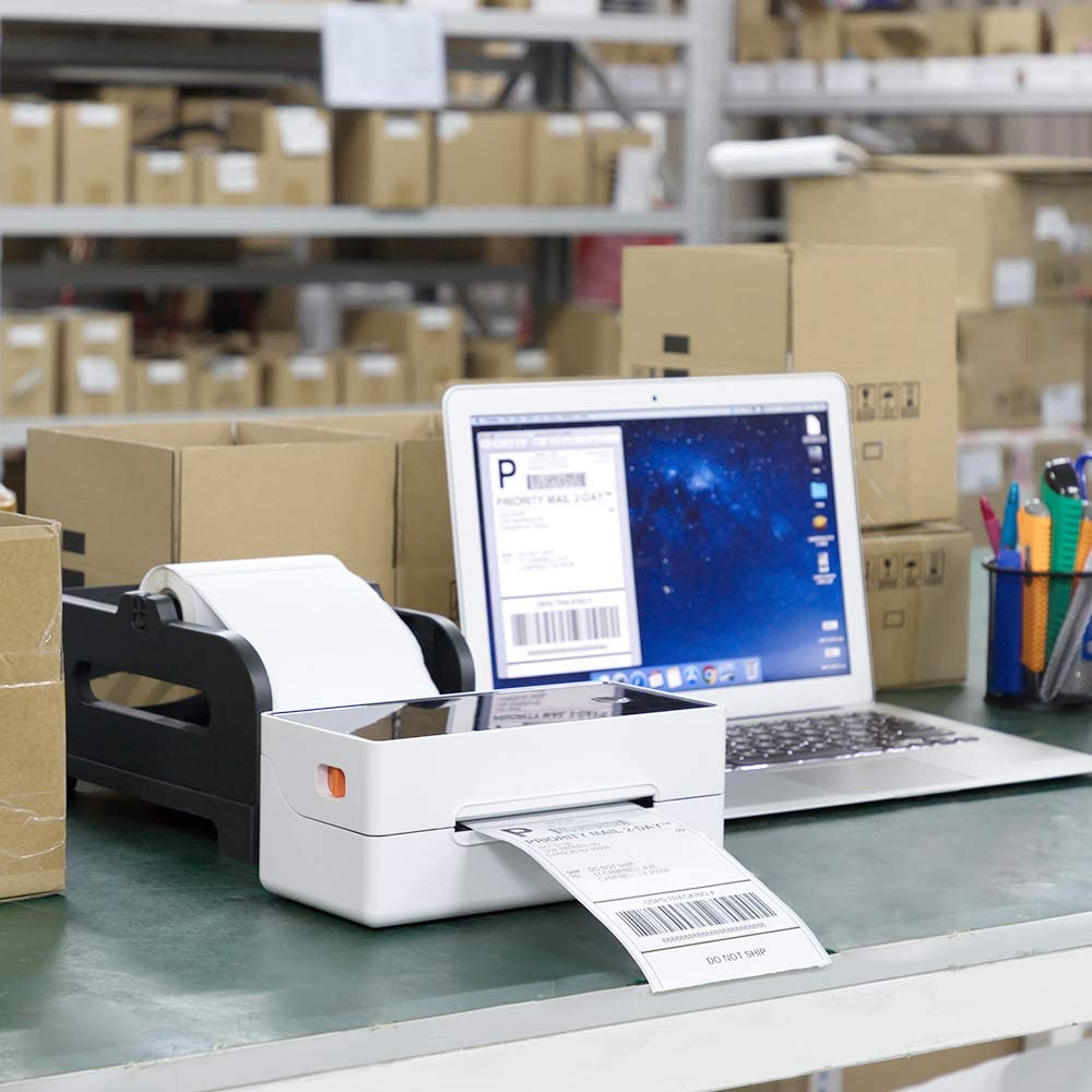 Phomemo Label Printer- 4''×6'' Label Printer- High Speed Printing at 150mm/s PM-246 Thermal Printer, Compatible with UPS, FedEx, Amazon, Ebay, Etsy, Shopify,etc