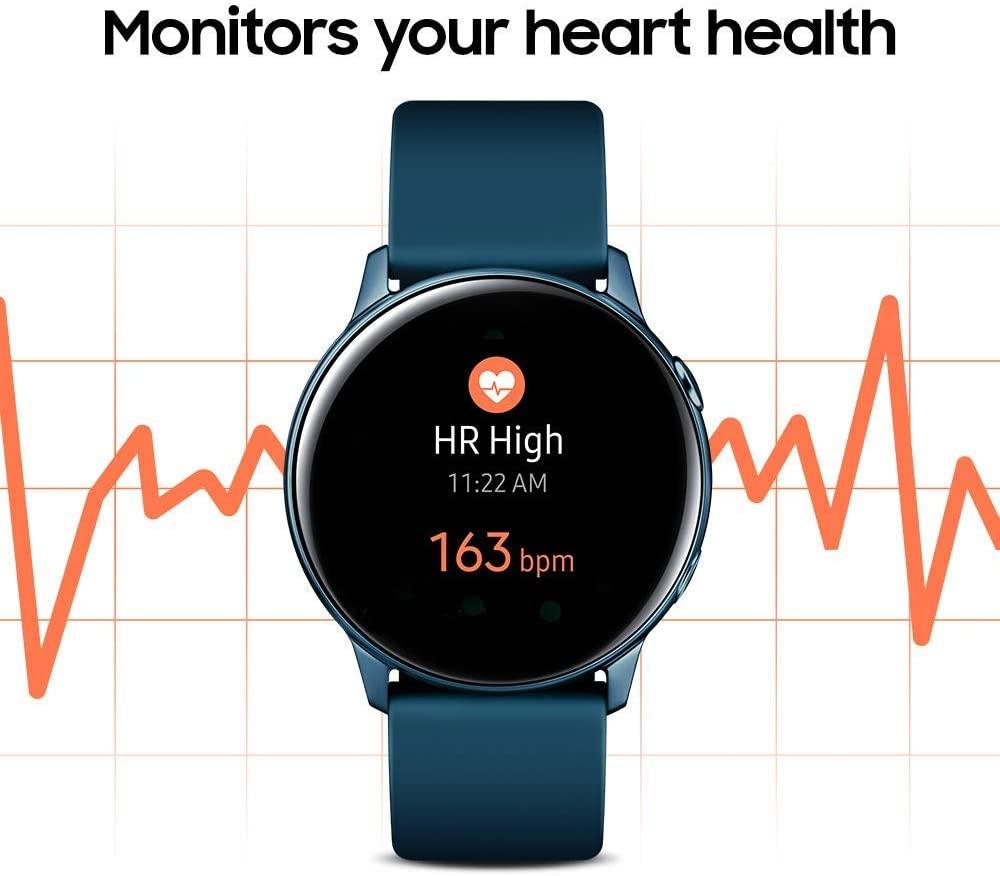 Samsung Galaxy Watch Active (40mm), Black - US Version with Warranty (Renewed)
