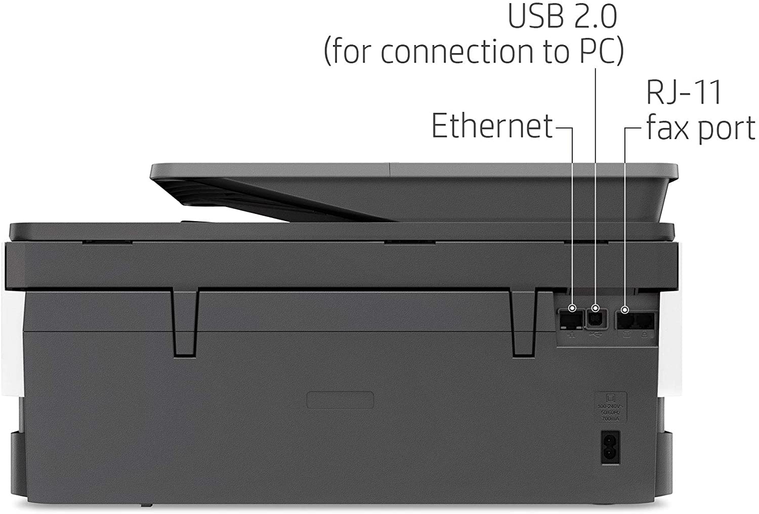 HP OfficeJet Pro 8035 All-in-One Wireless Printer - Includes 8 Months of Ink Delivered to Your Door, Smart Home Office Productivity - Basalt (5LJ23A)