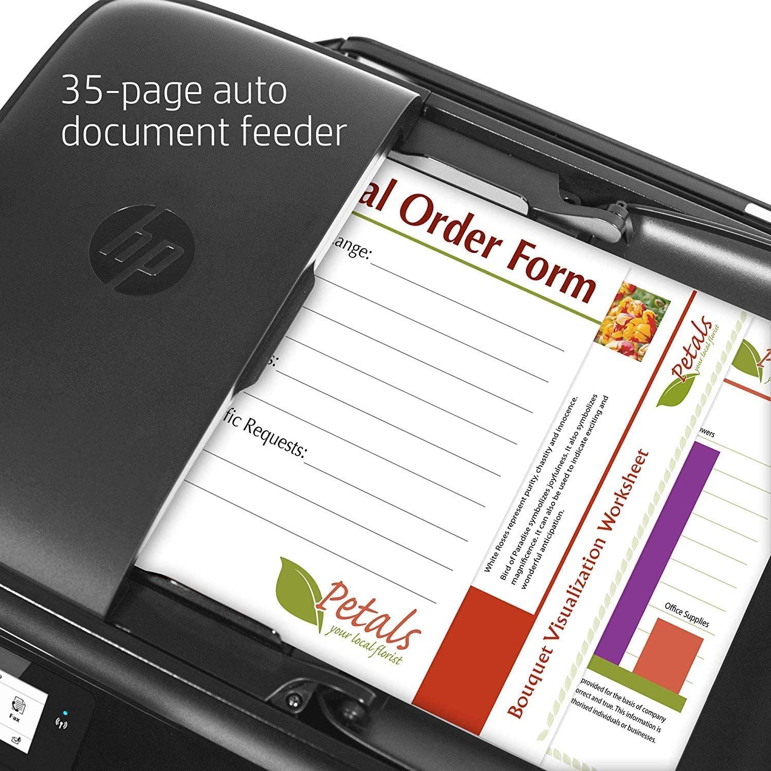 HP OfficeJet 3830 All-in-One Wireless Printer, HP Instant Ink, Works with Alexa (K7V40A)