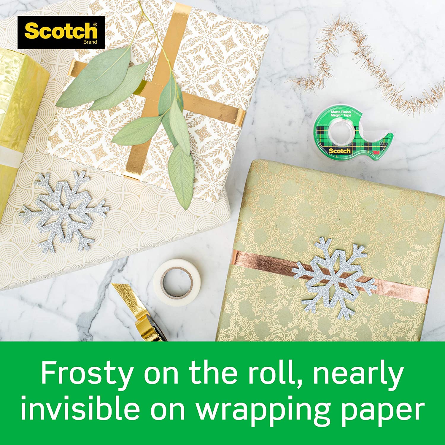 Scotch Magic Tape, 6 Rolls, Numerous Applications, Invisible, Engineered for Repairing, 3/4 x 650 Inches, Boxed (6122)