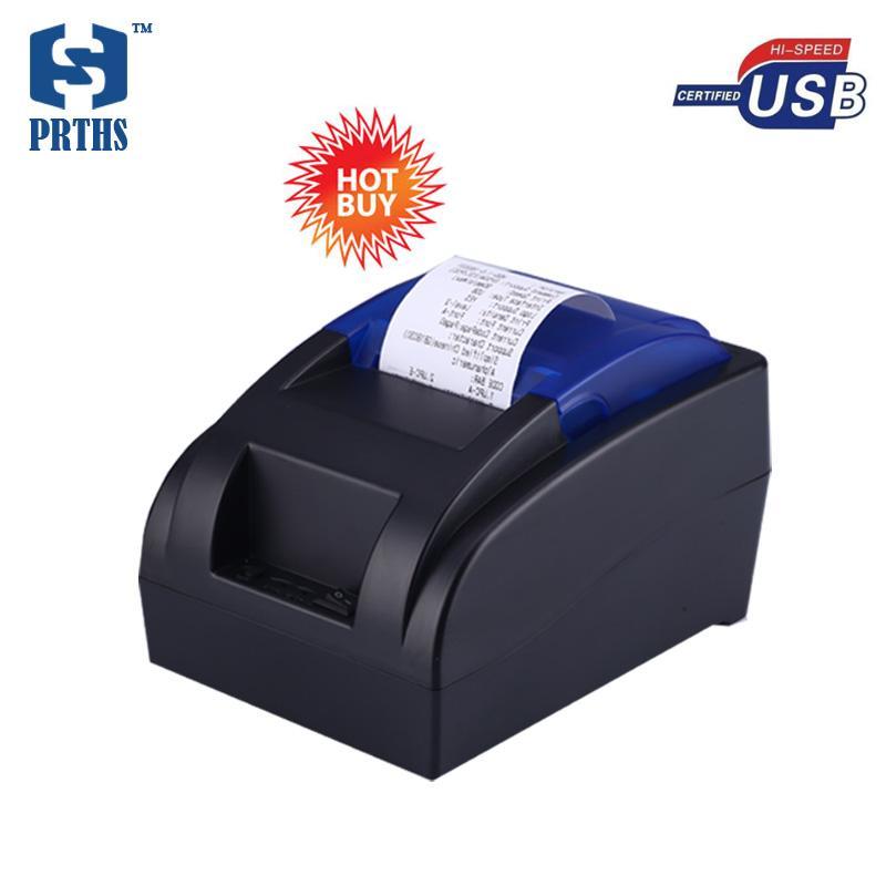 New USB thermal printer with EU/US/UK plug 58mm paper roll pos printer machine hot sale for store, supermarket HS-58HU