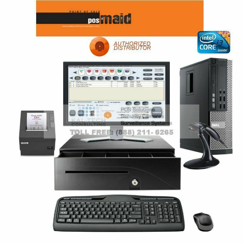 POS ECO Complete Point of Sale System DELL POINT OF SALE SYSTEM WITH SOFTWARE I3