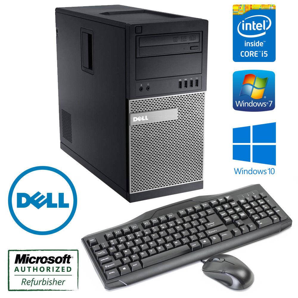 Dell OptiPlex 790 / 990 MT Quad Core i5 - Windows 10/11 Pro